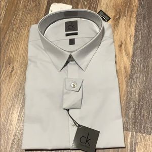 NWT Calvin Klein Men’s Long Sleeve Dress Shirt
